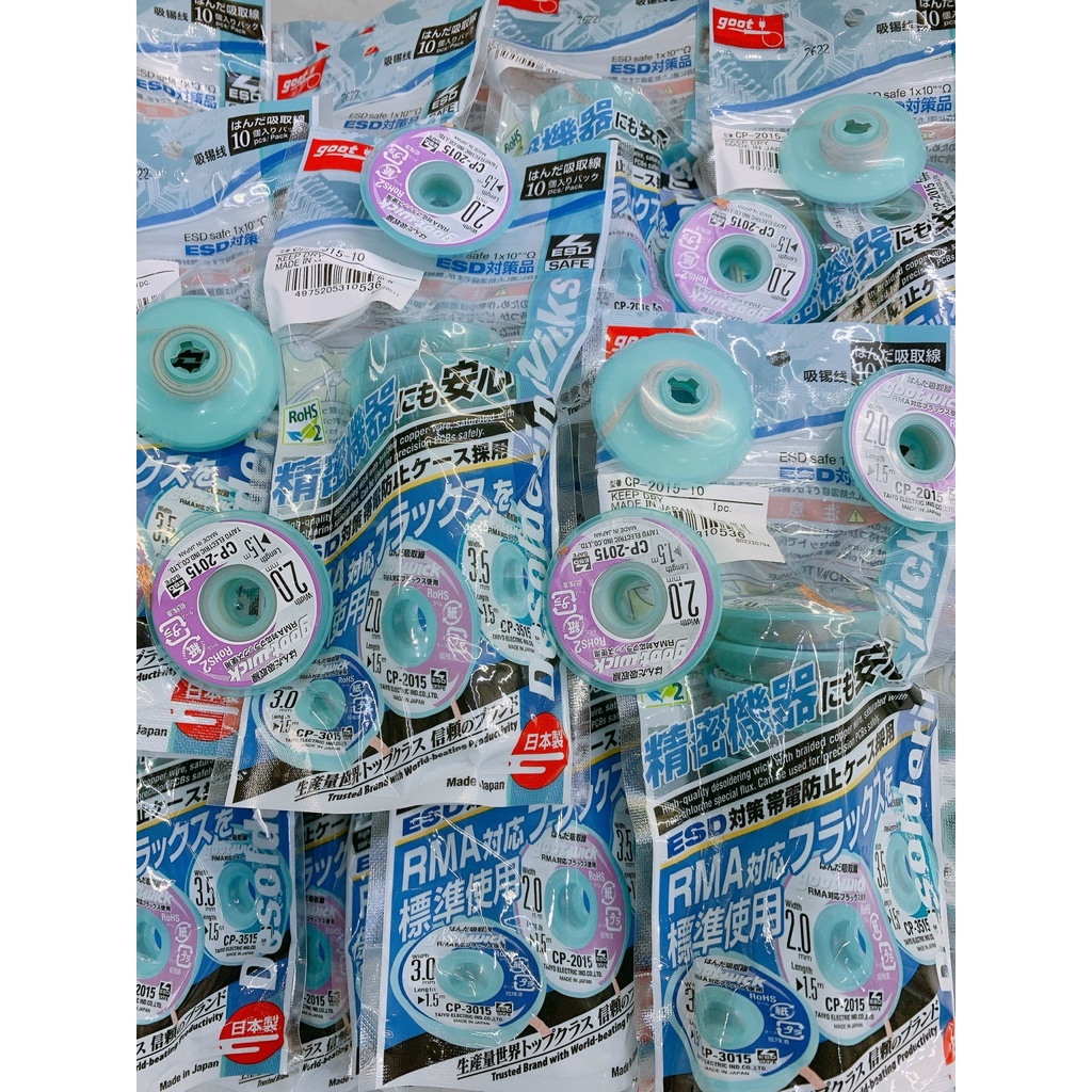 Dây hút chì Nhật Gootwwick 2.0mm x 1.5m