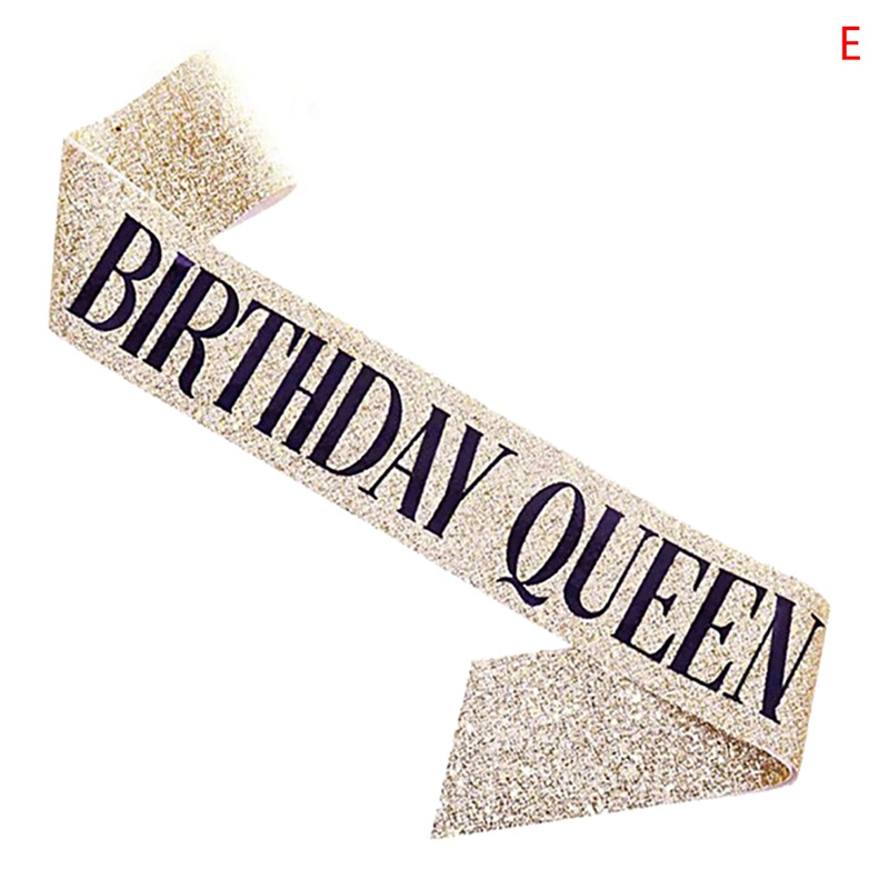Dây Ruy Băng Satin In Chữ Happy Birthday Xinh Xắn