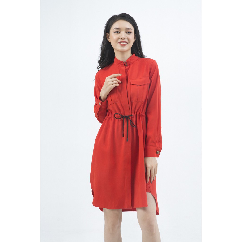 Đầm nữ rút eo thiết kế IVY moda MS 78B7677