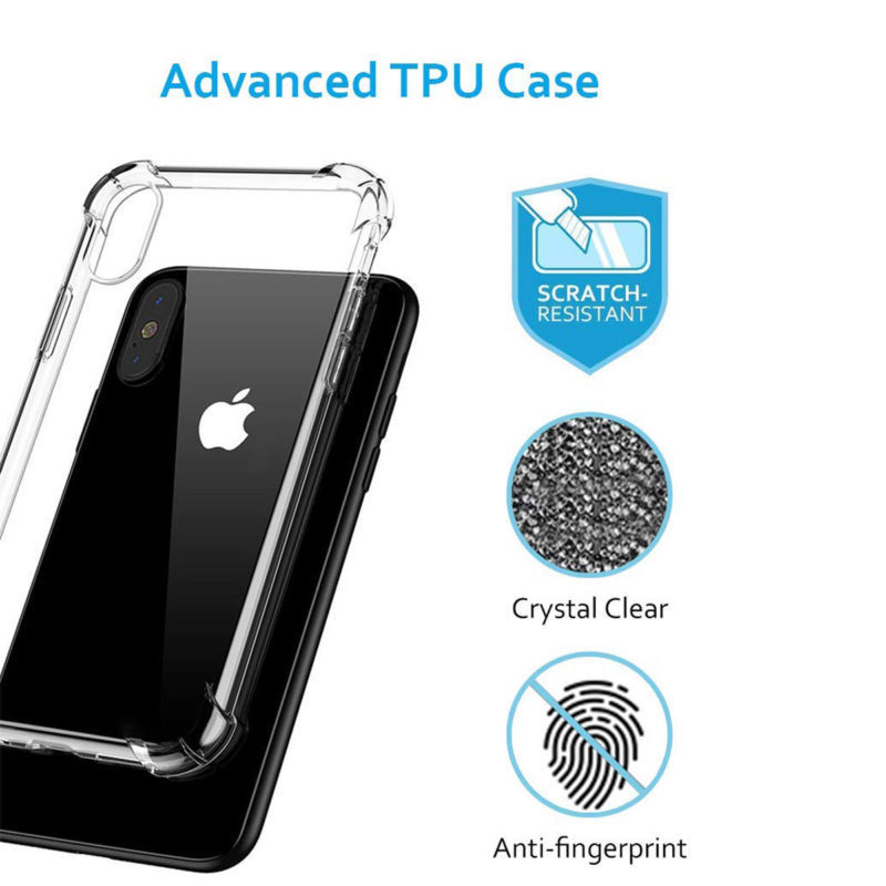 Ốp điện thoại silicon chống sốc chống va đập cho iPhone 11 12 Pro X Xs Max 7 8 6 6s Plus Xr 5 5s SE 2020 SE2 | BigBuy360 - bigbuy360.vn
