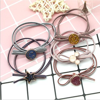 dây cột tóc👄 bán giá sỉ👄 set 5 dây thun buộc tóc cực xinh giá cực tốt pk199
