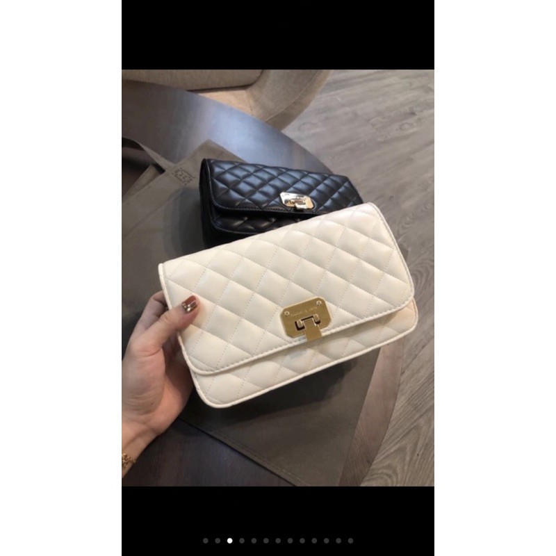 Túi ck nắp gập ô trám size 18