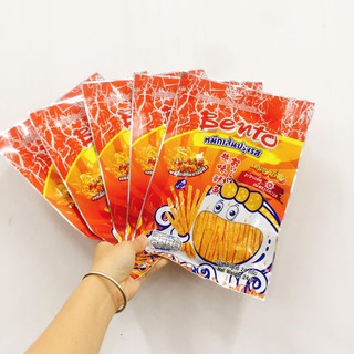 6 gói snack sợi mực tẩm Bento 24gr