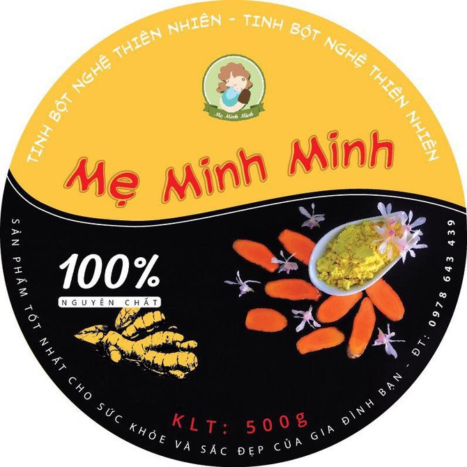 Tinh bột nghệ (500gr)