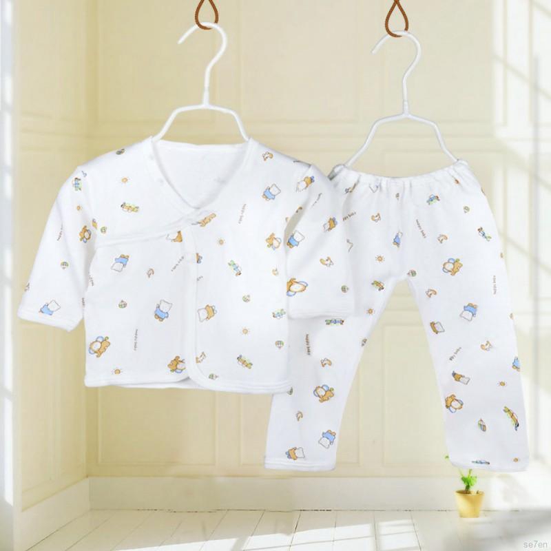Bộ Đồ Lót Cotton Cho Bé Từ 0-3 Tháng Tuổi
