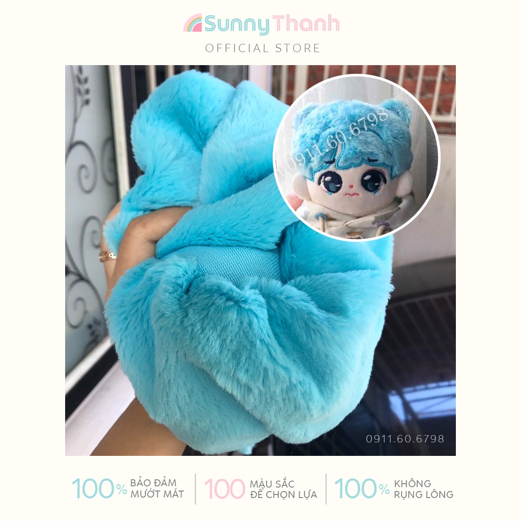 vải lông nhung lông thú lông thỏ SunnyThanh