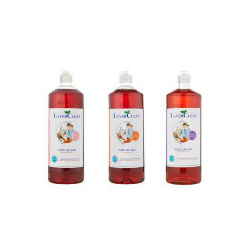 Nước lau sàn hữu cơ Layer Clean dùng siêu thích