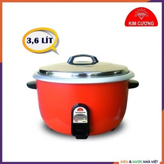 NỒI CƠM ĐIỆN TỰ ĐỘNG 3,6 LÍT KIM CƯƠNG KC-3,6L NẮP RỜI