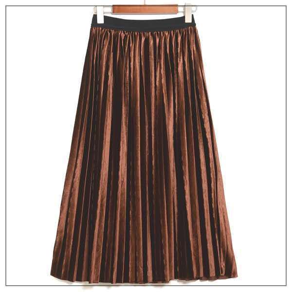 Chân Váy Xếp Li Lưng Cao Thời Trang Cho Nữ 7 Màu / 40-100kg | BigBuy360 - bigbuy360.vn