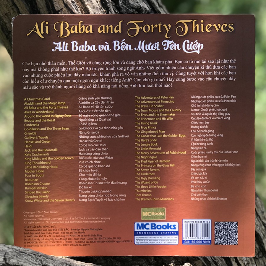 Sách - Truyện Song Ngữ Anh - Việt: Ali Baba And Forty Thieves - Ali Baba Và Bốn Mươi Tên Cướp