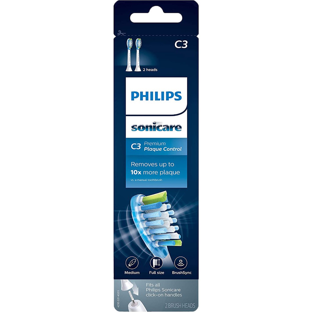 Đầu bàn chải điện Philips Sonicare các loại C1, C2, G2, W, C3, G3, Hàng USA