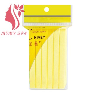 Mút nở tẩy trang rửa mặt bọt biển dạng nén 1 gói 12 chiếc CHIVEY