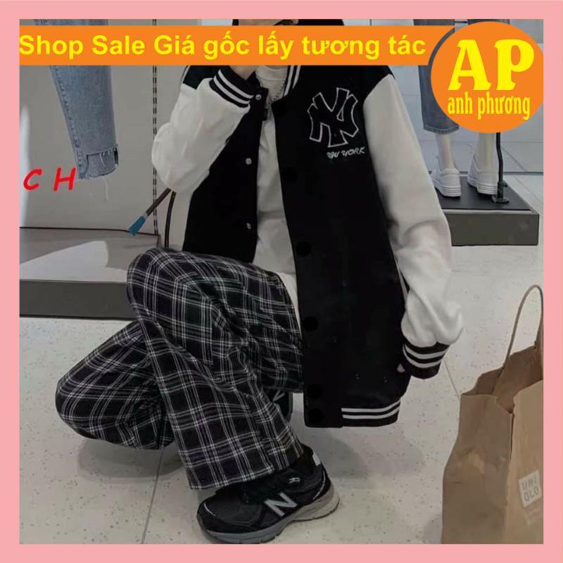 Áo khoác bomber Nv Y new yorkChất gió mềmhàng 1 lớp cổ, tay áo và gấu áo có bo dệt xịnfreesize 50kgphong cách hàn q