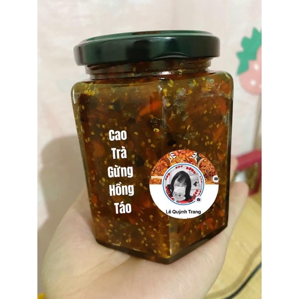 Cao Trà Gừng Hồng táo(cô đặc bằng lửa nhỏ trên bếp củi 8h)