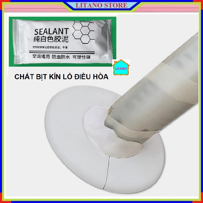 Xi Măng Dẻo Bịt Kín Lỗ Hổng Ống Nối Điều Hòa Máy Lạnh Trám Khe Hở Tường Ngăn Côn Trùng Và Chống Thấm Nước