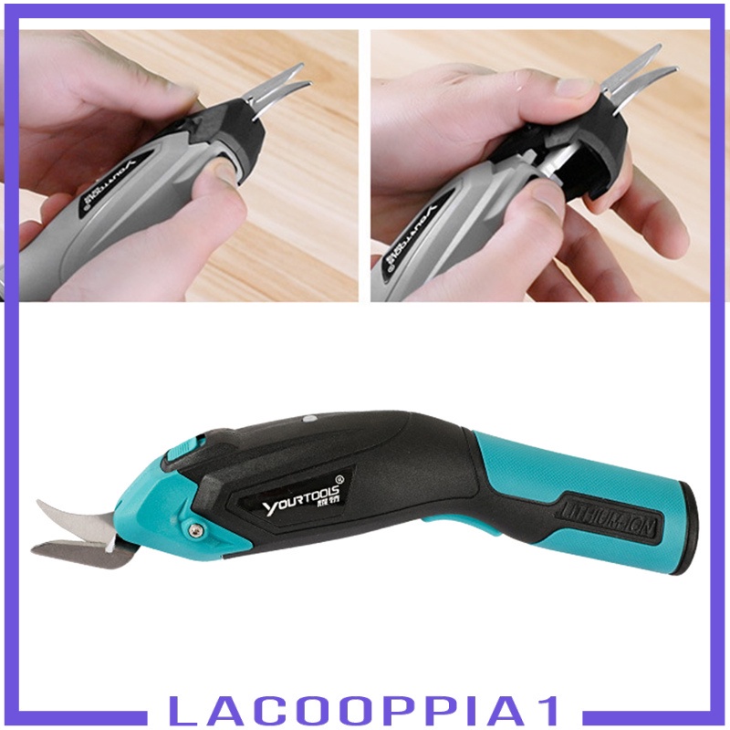 [Lacooppia1] Kéo Điện Cắt Vải / Da / Giấy Cắt Thủ Công Không Dây