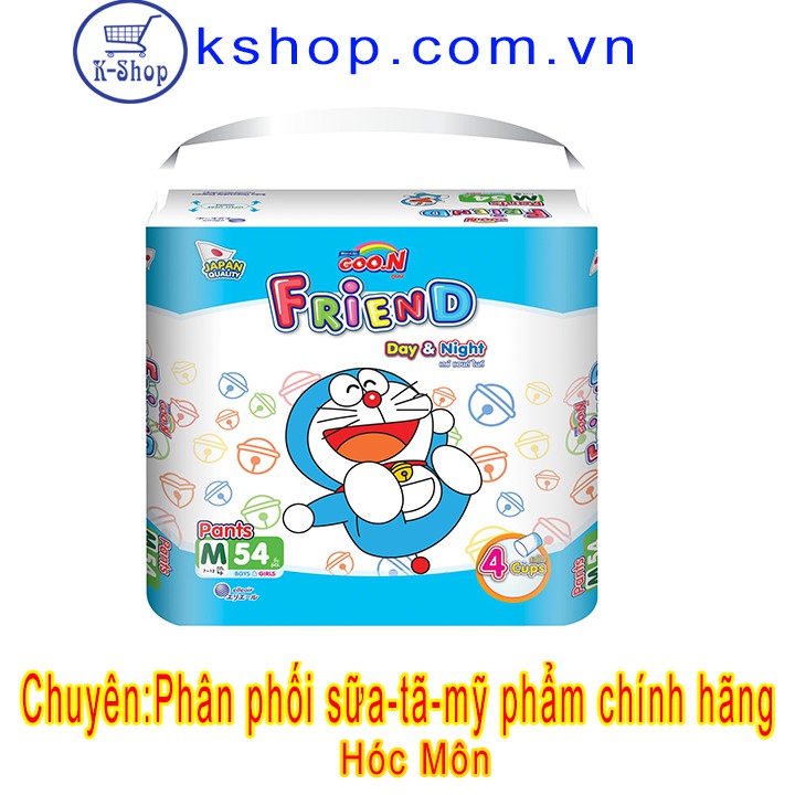 Tã Quần GooN Friend M54 cho bé 7-12kg MẪU MỚI