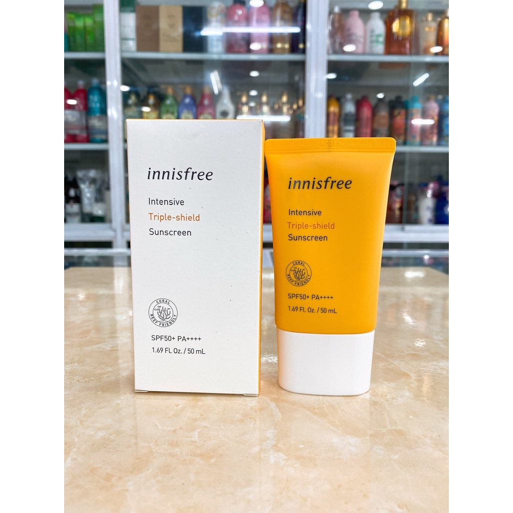 Kem Chống Nắng Innisfree Triple-Shield SPF 50 PA++++ Hàn Quốc 50ml