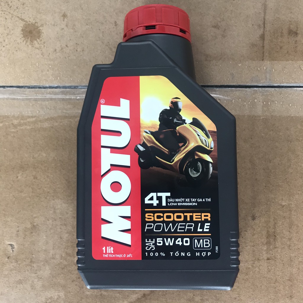 [Chính hãng] Dầu nhớt Motul Scooter Power LE 5W40 cao cấp cho xe tay ga đời mới