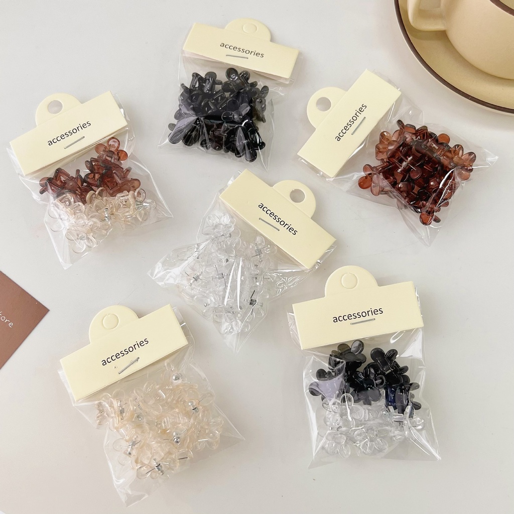 Set 10 KẹP TóC HìNh Cá MậP Dễ Thương Cho Nữ