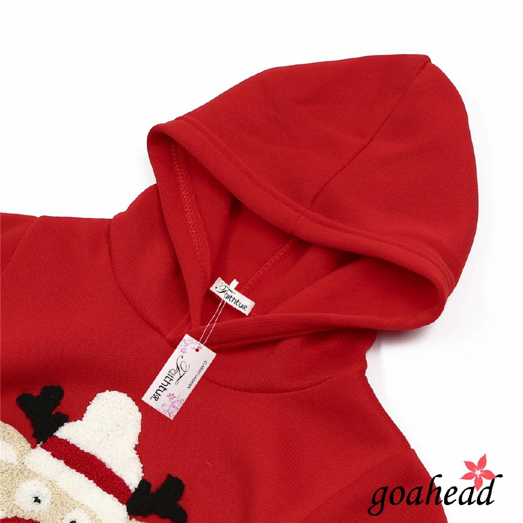 ABH ❤ Áo hoodie nữ dáng ông già Noel nhiều màu sắc