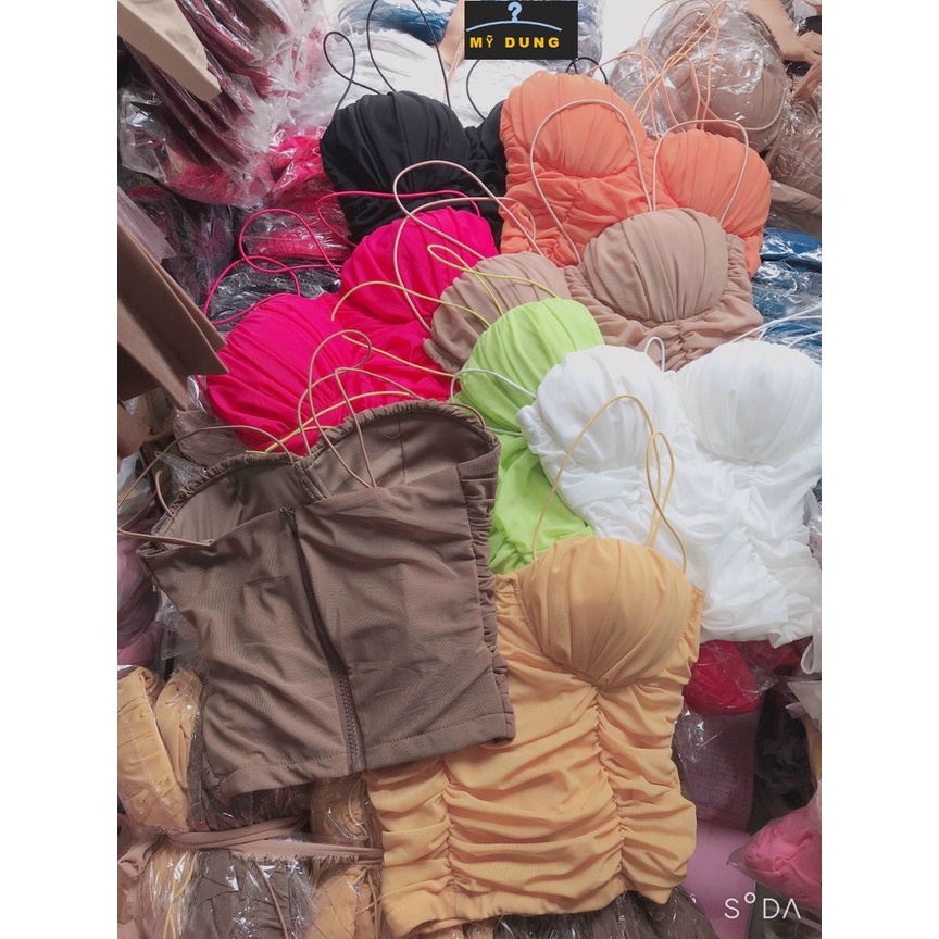 ÁO 2 DÂY CÁCH ĐIỆU, CÚP NGỰC- SIÊU  HÁCH DÁNG