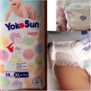 Bỉm Nhật 100 Quần M L XL XXL XXXL Yokosun trần hàng loại 1