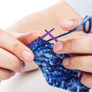 100pcs Aluminum Crochet Craft Sewing Needle Set