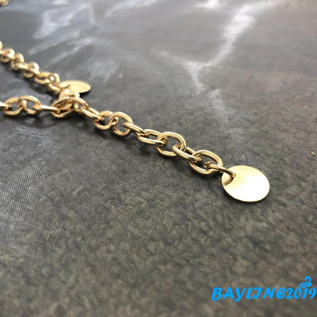 Thắt lưng dây xích kim loại mạ vàng thời trang thích hợp cho nữ