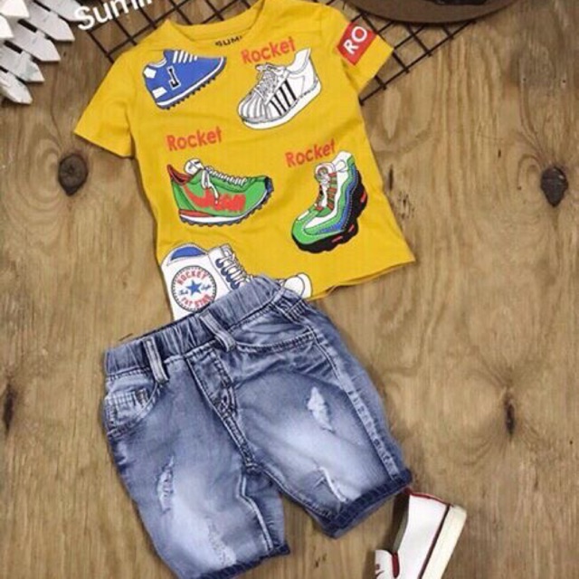 Set bộ jean bé trai