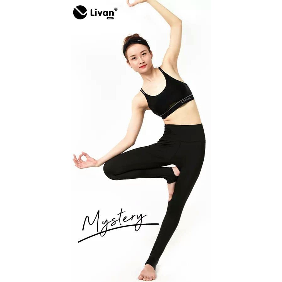 Quần Legging Dẫm Gót Livan Sport Cạp Cao Tôn Dáng Thoáng Khí Co Dãn Bền Đẹp | BigBuy360 - bigbuy360.vn