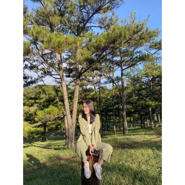 Blazer dáng suông  - Avocado Set