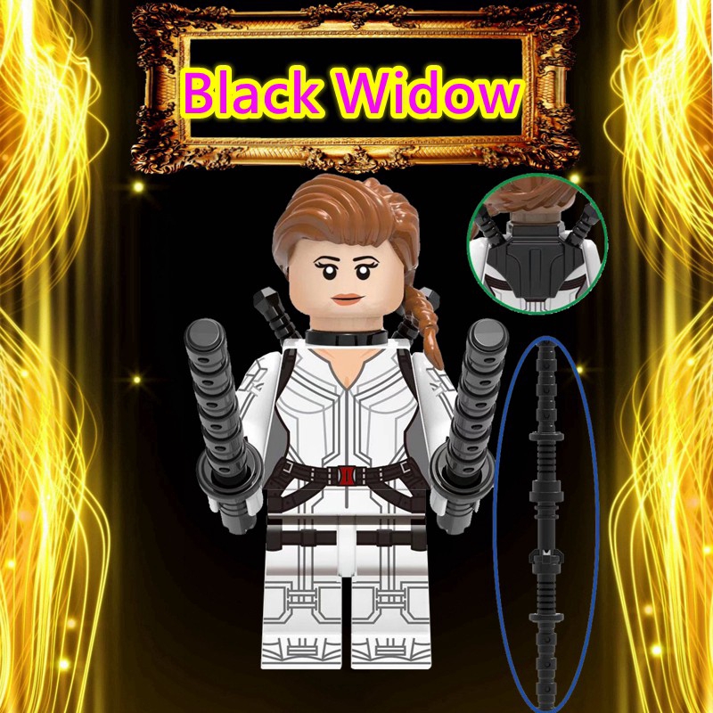 Bộ Lắp Ghép Lego Nhân Vật Black Widow Captain Of Ussr