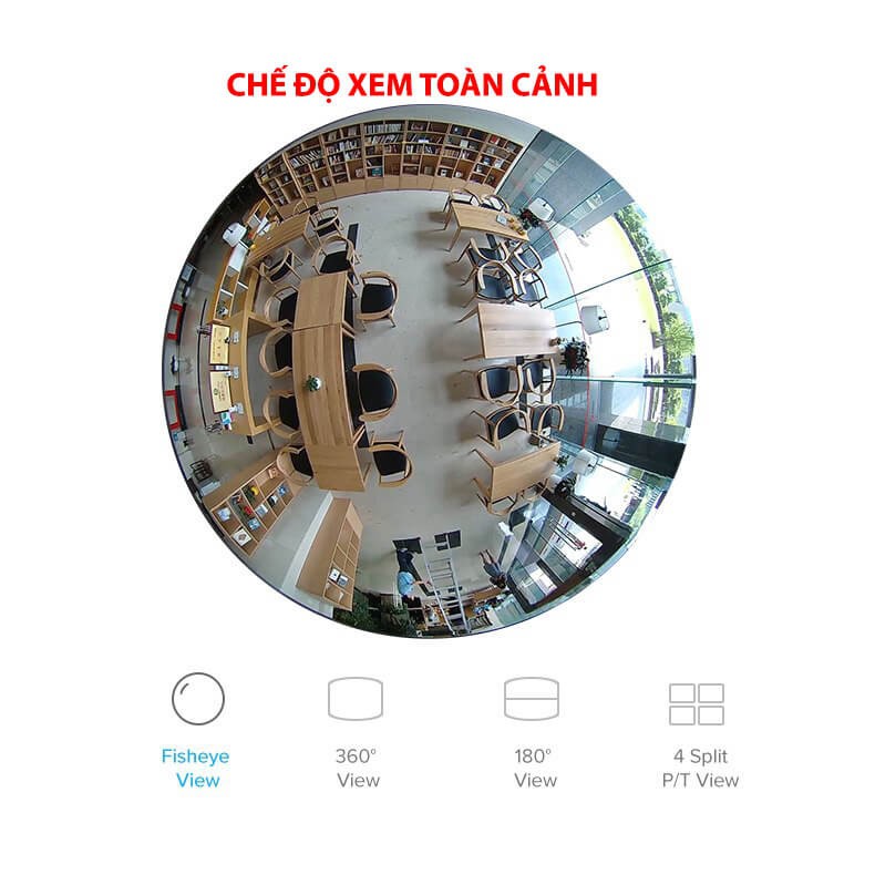 Camera Wifi Không Dây Mắt Cá 360 EZVIZ C6P CS-CV346-A0-7A3WFR