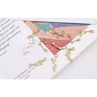 Charm cung hoàng đạo làm phụ kiện, trang sức