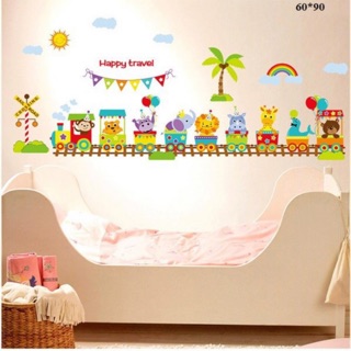 Decal dán tường hình giao thông