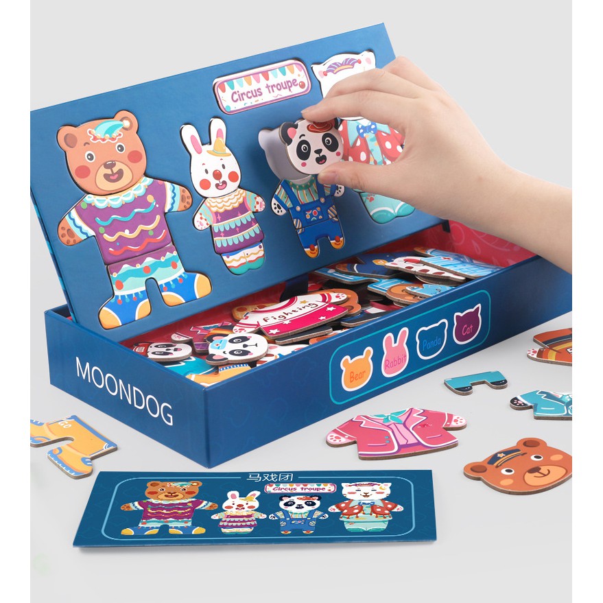 Bộ Ghép Hình Động Vật Giúp Bé Tìm Hiểu Các Nghề Xung Quanh – Dumi Shop