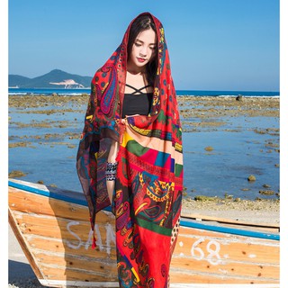 KHĂN CHOÀNG BOHO ĐI BIỂN