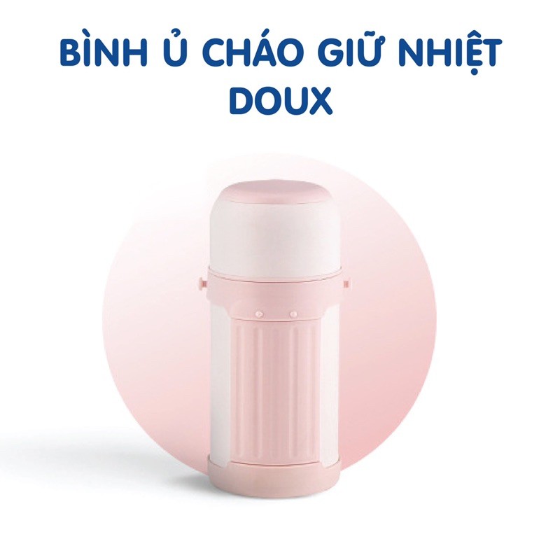 Bình ủ giữ nhiệt Doux siêu sang xịn mịn - Bảo hành chính hãng