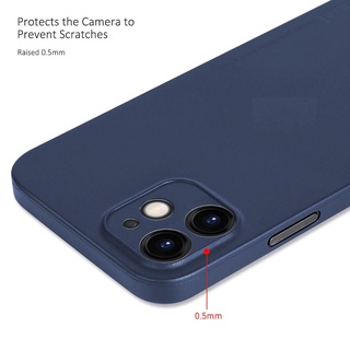 Ốp Lưng Memumi Siêu Mỏng Cho iPhone 12 Mini, iPhone 12, Ốp Lưng iPhone Mỏng Chỉ 0.3mm