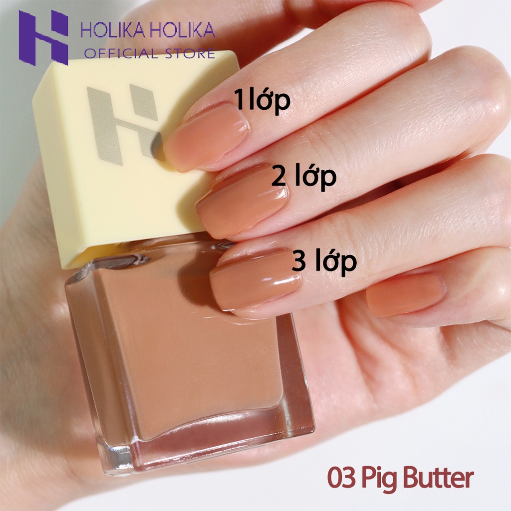 Set sơn móng tay Holika Holika Butter&amp;Better 10ml (có bán lẻ)