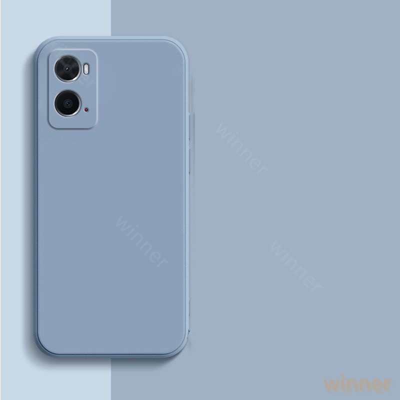 Ốp Lưng OPPO A96 A76 A54 A16 A95 A74 A55 A15 A15S Ốp Điện Thoại Bằng silicone Màu Trơn Cho ZBYT