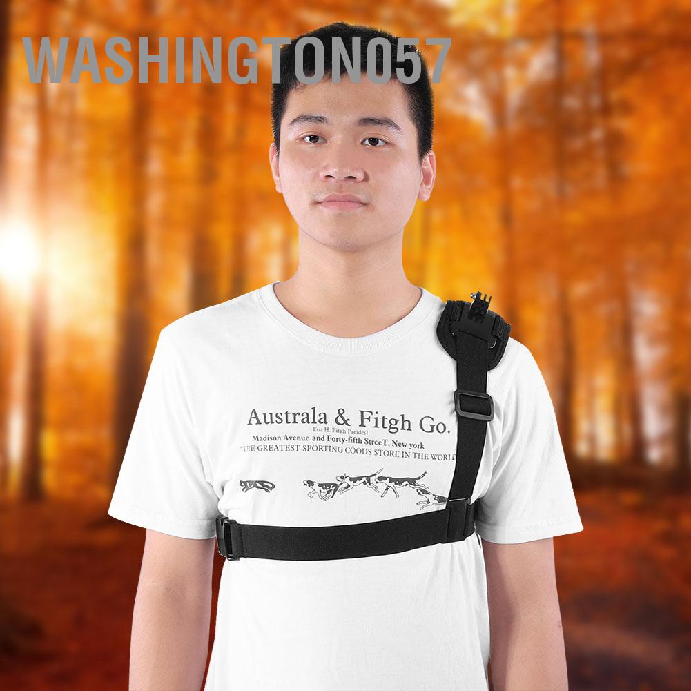 Hàng Hot Bộ điều hợp dây đeo ngực đơn có thể điều chỉnh cho máy ảnh hành động Gopro Hàng giao ngayWashington057