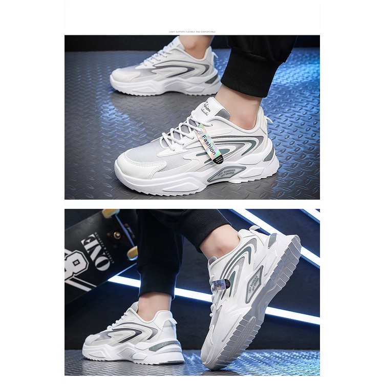 Giày Thể Thao Nam Mẫu Mới 2022 Giày Sneaker Nam Tăng Chiều Cao 5cm  Phong Cách Trẻ Trung năng động spG266