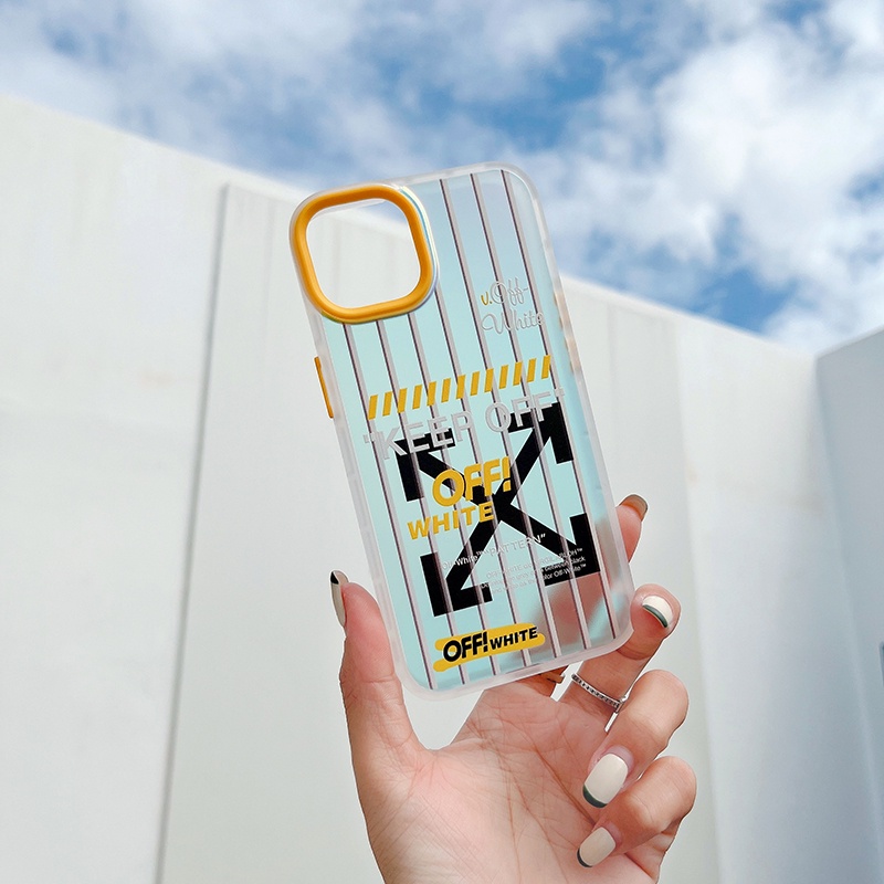 Ốp Điện Thoại In Logo OFF WHITE Sang Trọng Cho iphone 13 Pro Max i13 13pro 11ProMax i11 iX Xs XR Xs Max 7plus 8plus 12Pro 12 Pro Max