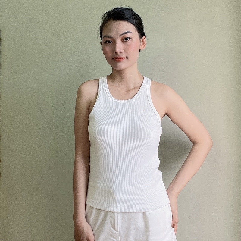 [Mã SKAMFSW175 giảm 10K đơn 50K] Áo ba lỗ nữ, áo thun sát nách ôm body Audrey studio