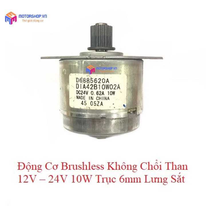 MTS Động Cơ Brushless Không Chổi Than Chế Quạt 12V – 24V 10W Trục 6mm Siêu Khỏe