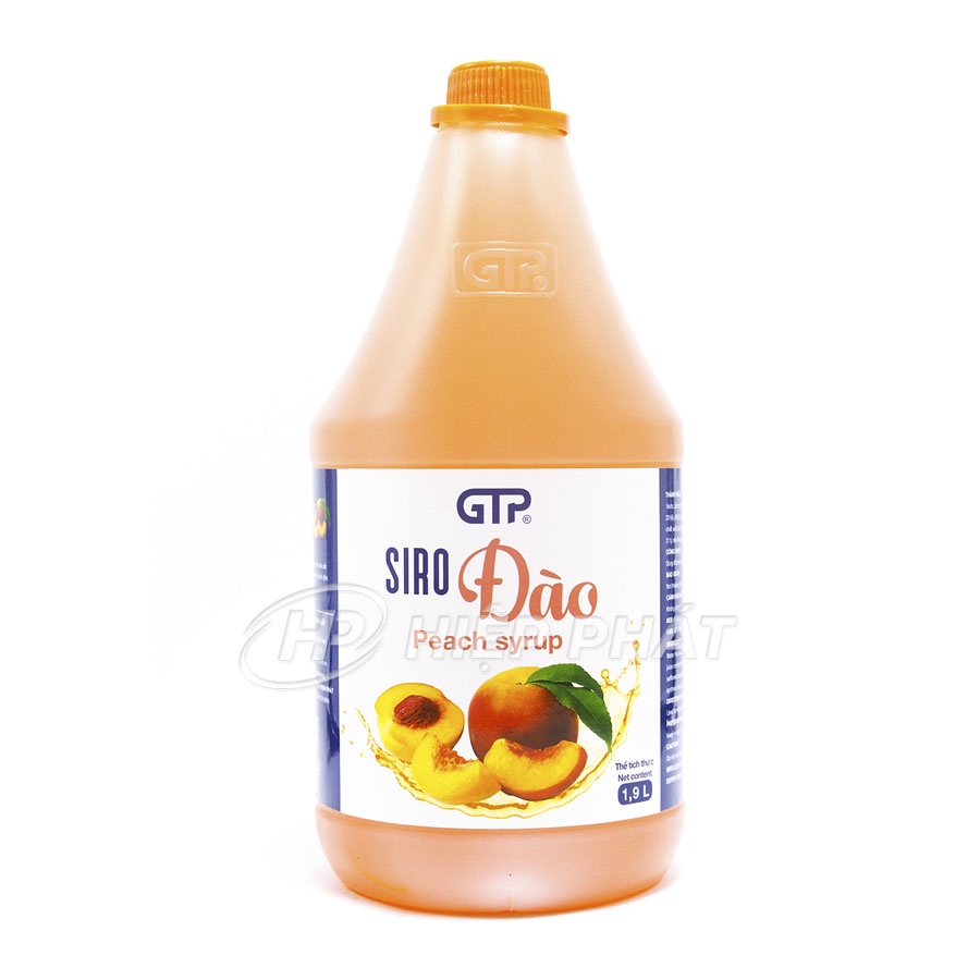 🍑 Siro/Syrup Đào GTP 1,9L - 8938502544246