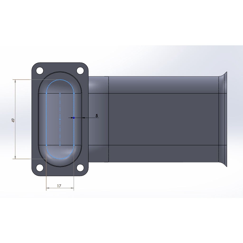 Ống thông hơi dáng loa Marshall Kilburn 2