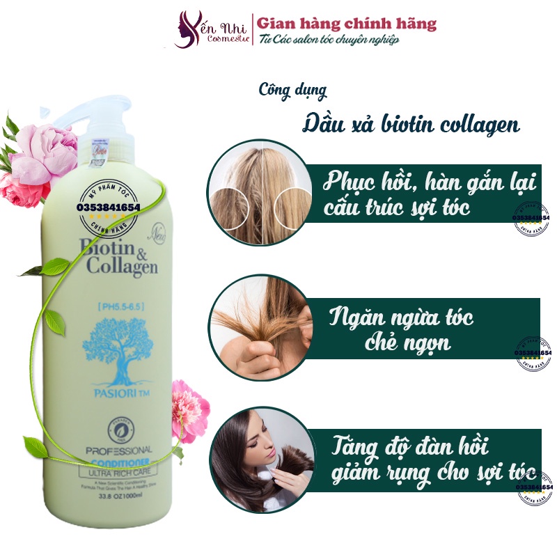 Dầu gội biotin  voudioty ngăn rụng tóc cho nam nữ dầu gội biotin collagen phục hồi siêu mượt, Mỹ phẩm tóc yến nhi DG01